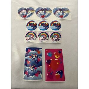 Lot of 11 Vintage Lisa‎ Frank Unicorn Horses Hearts Switchplate Plug Stickers